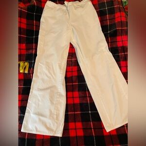 Smart Scrubs White Scrub Pants small, spot pictured